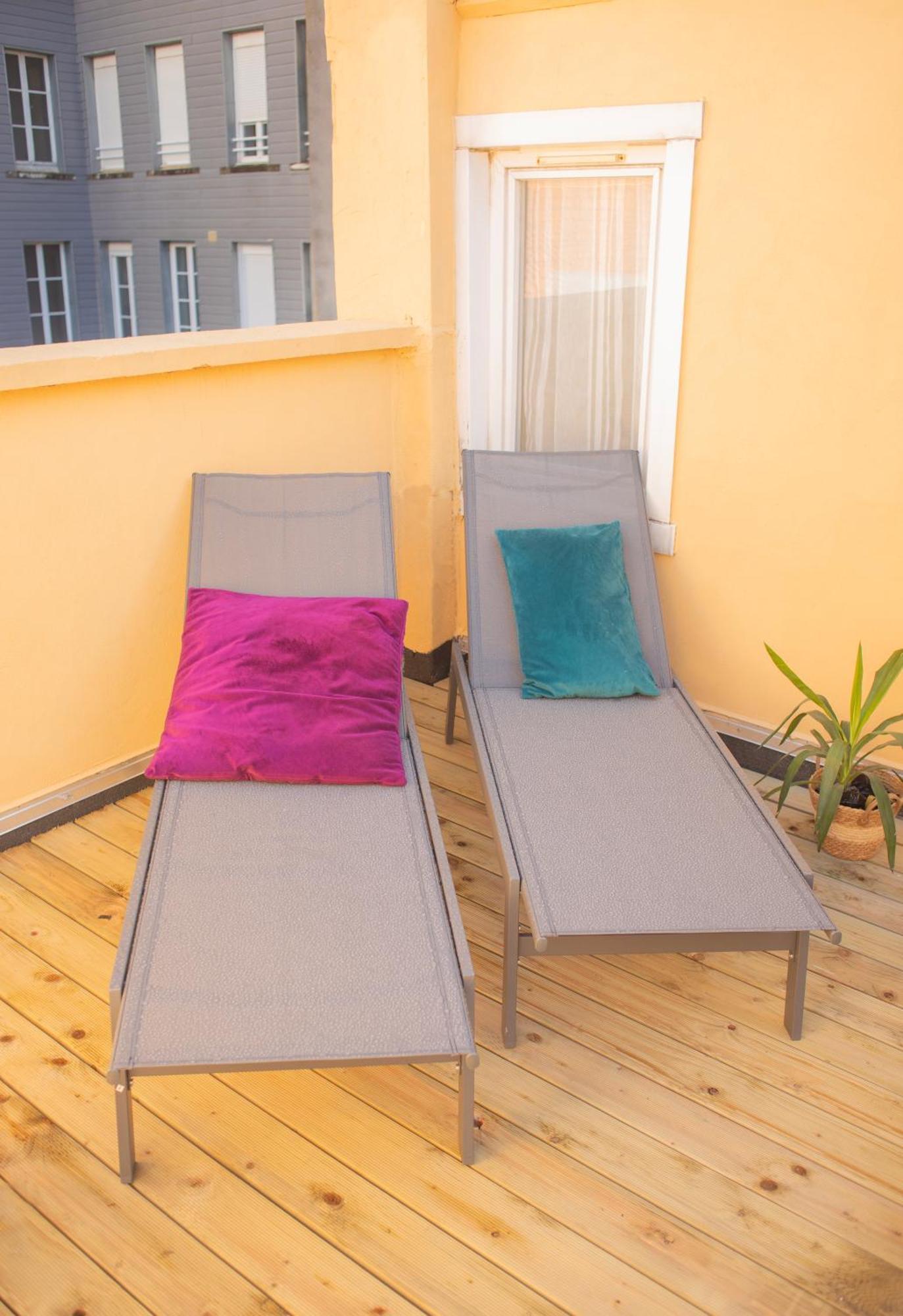 בולון-סור-מאר Spa Central Charmant Duplex Cosy 90M2 A 300M Rue Pietonne Et 500 M Du Port מראה חיצוני תמונה